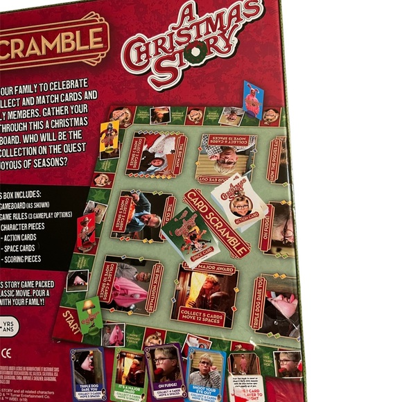 A Christmas Story Card Scramble Board Game - Picture 5 of 7